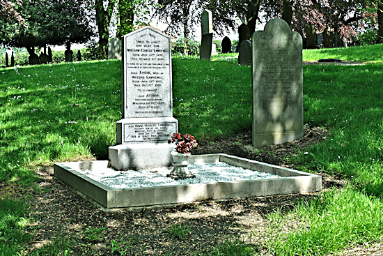 Lawrence family gravestone, headstone, tombstone