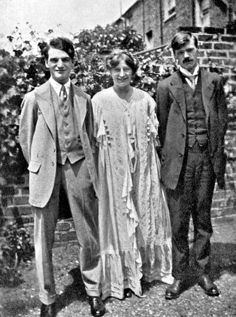 DH Lawrence's wedding photo.